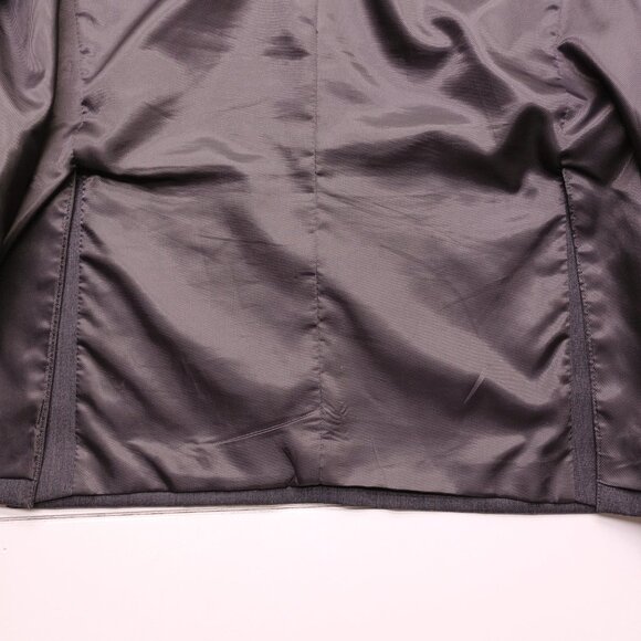 Stafford Gray Wool Blend Blazer 42L Classic Fit Travel Suit Jacket Timeless - Picture 12 of 12
